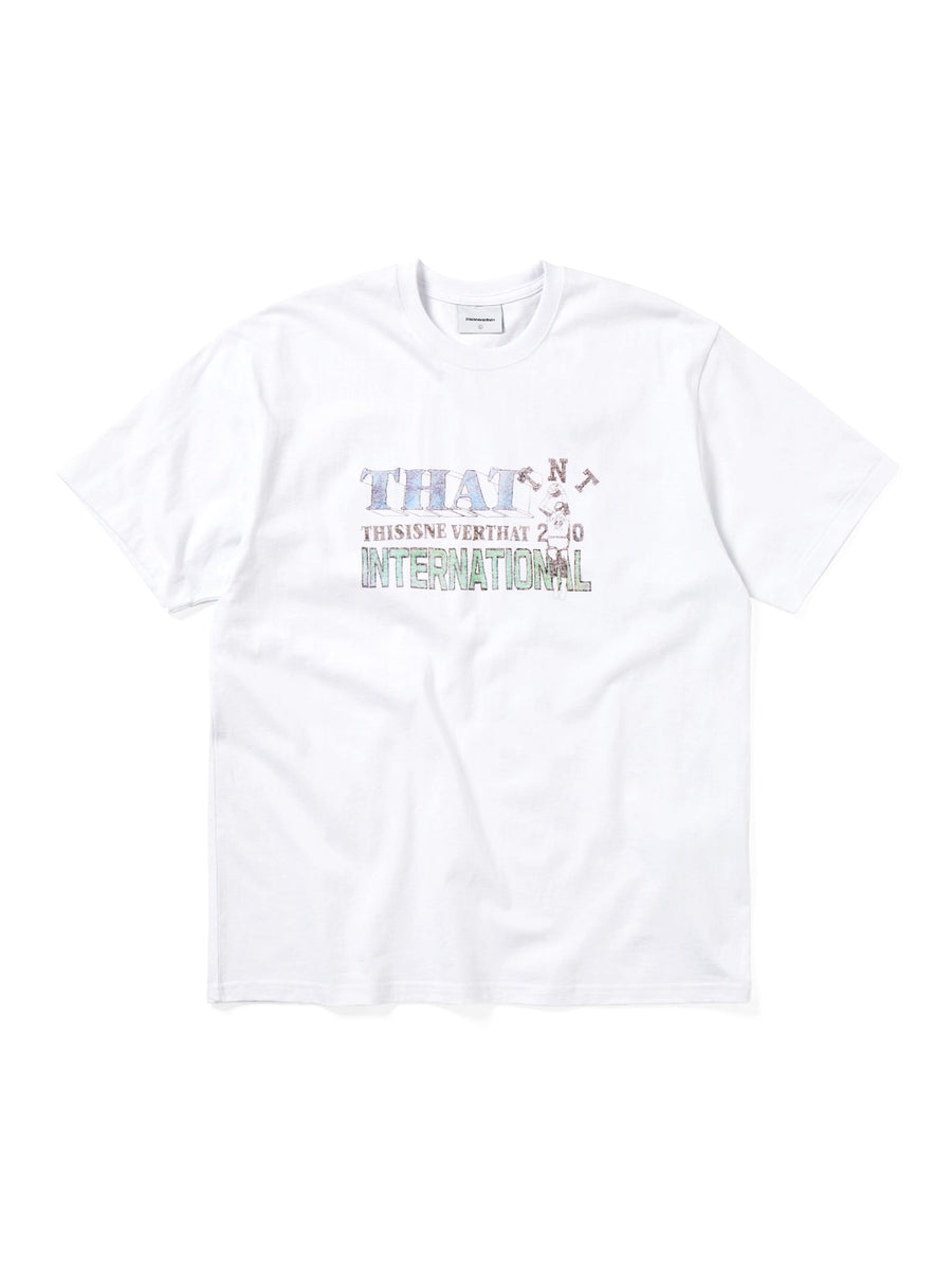 ★thisisneverthat★ International Team Tee White TN251TTSST2 International Team Tee – FNF