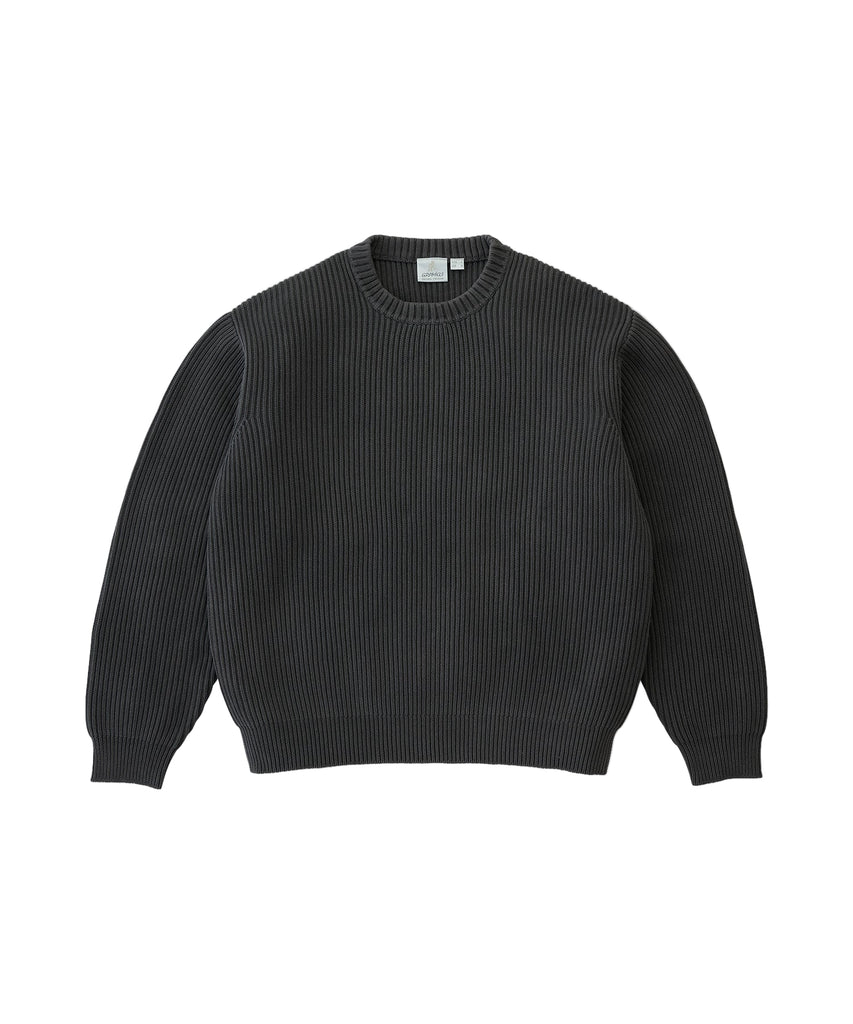 Black sweater on a white background