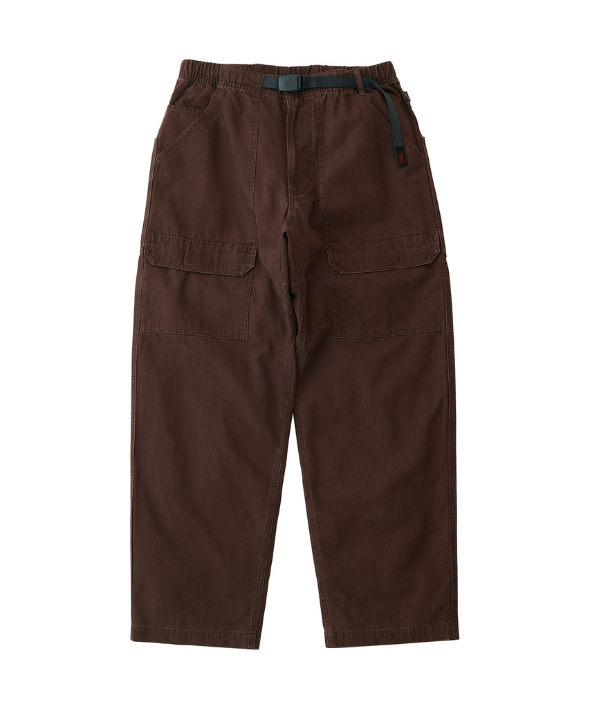 Gramicci CANVAS EQT PANT Dark Brown